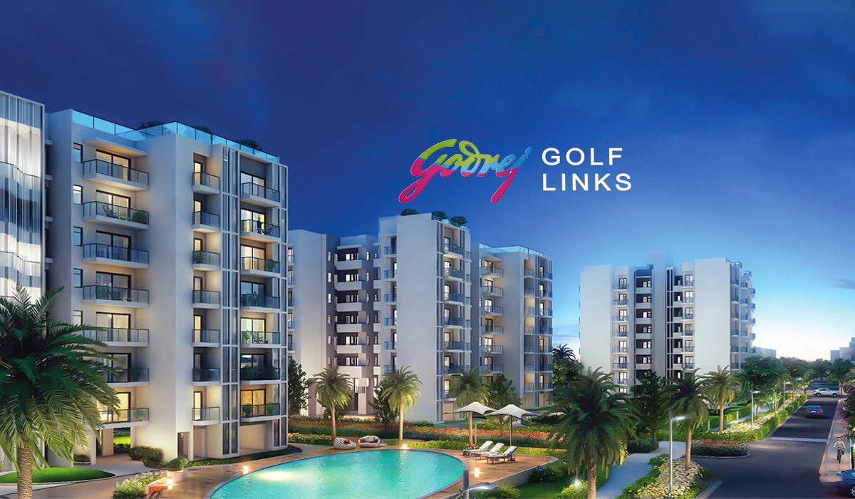 Godrej Golf Links residential project exterior view