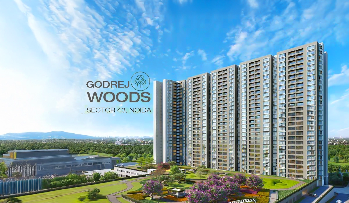 Godrej Woods residential project exterior view