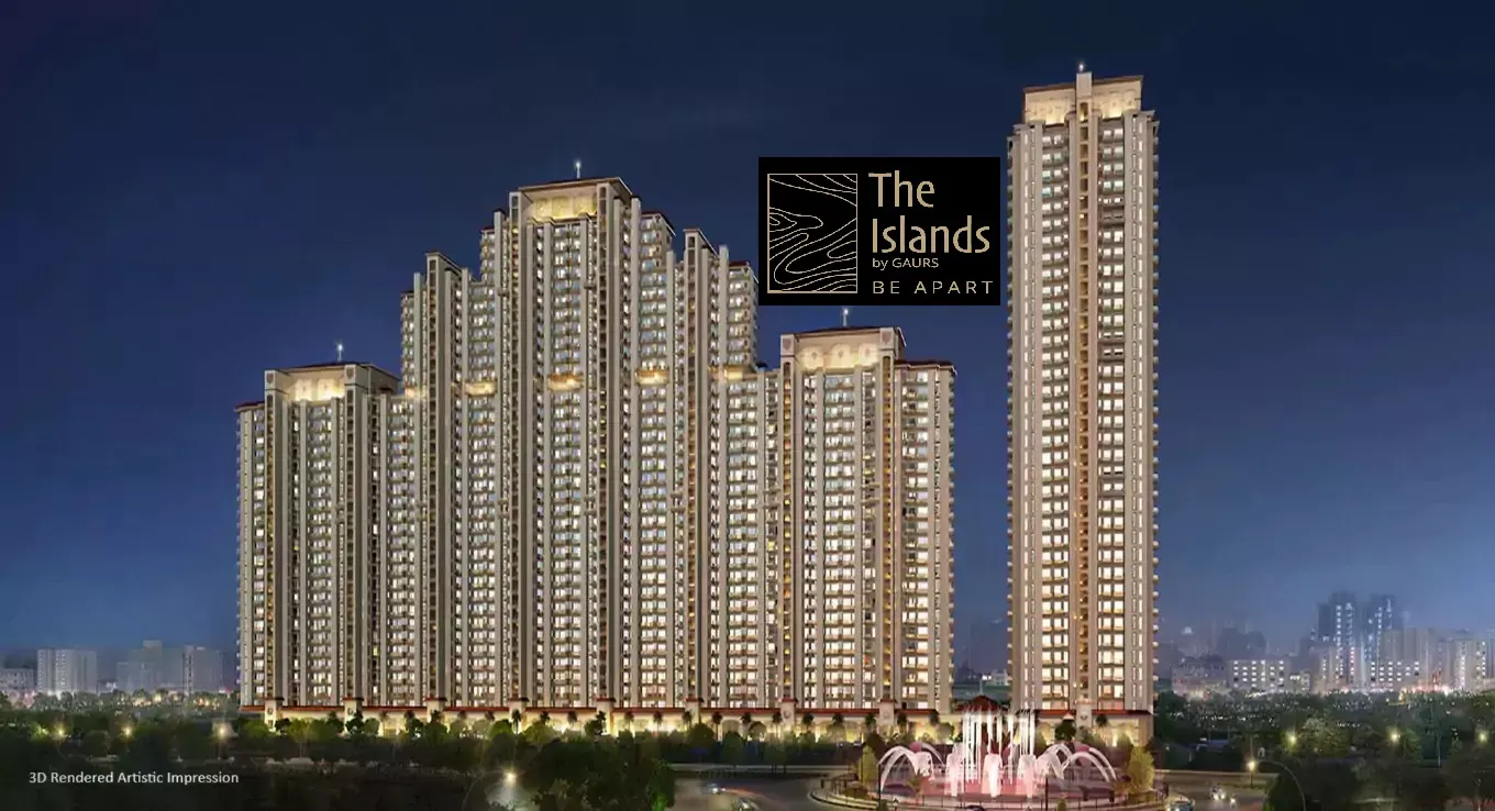 The Islands By Gaurs residential project exterior view