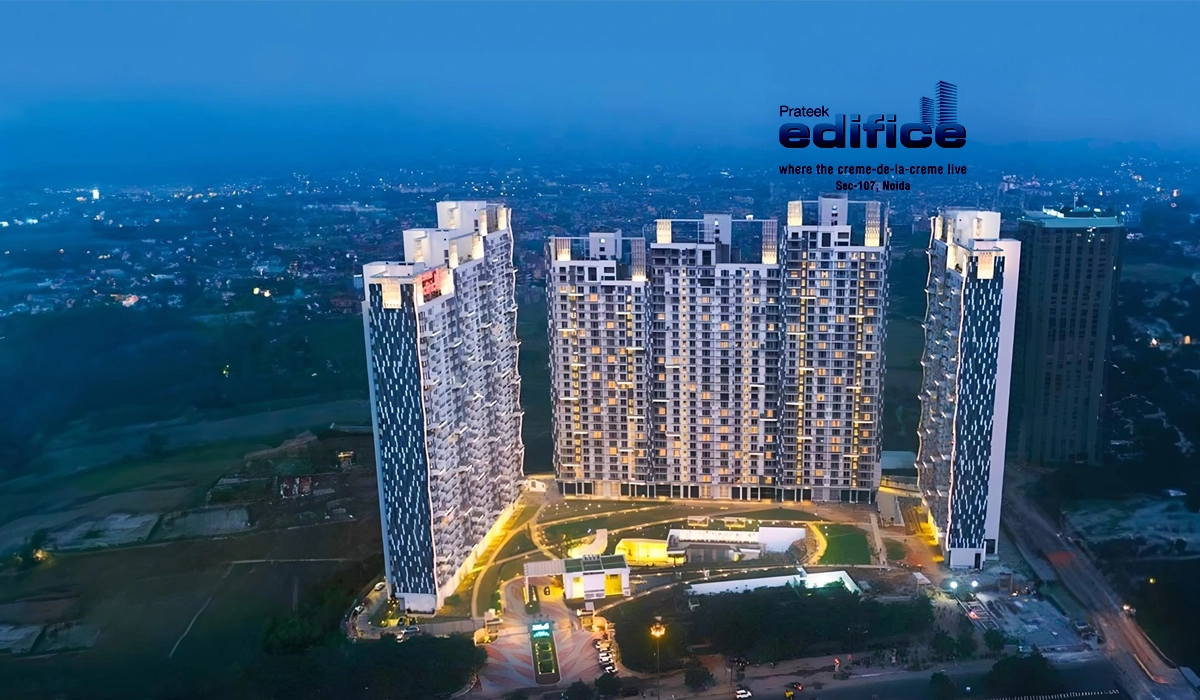 Prateek Edifice residential project exterior view